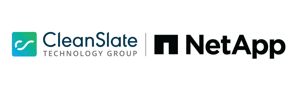 CleanSlate and Netapp logo